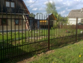 Сварные заборы с утрамбовкой щебнем 12 метров фото в Краснознаменске