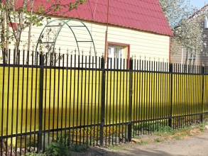 Сварные заборы с поликарбонатом 15 метров фото цена под ключ